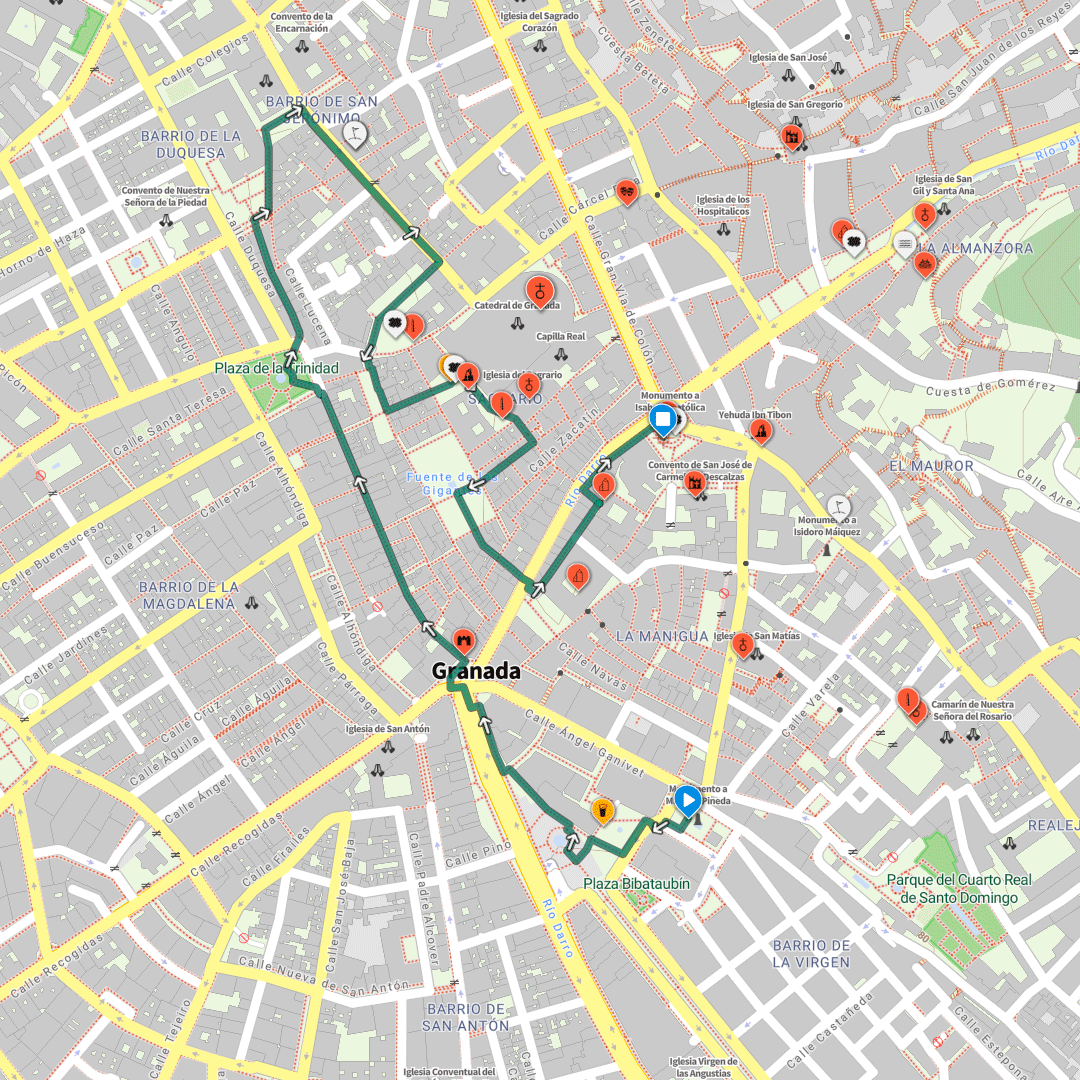 Ruta Centro Granada